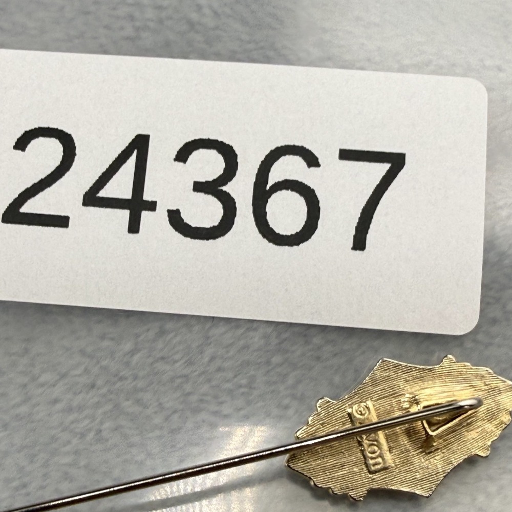 Vintage Avon Stick Pin Kensington Gold Tone - Picture 6 of 6